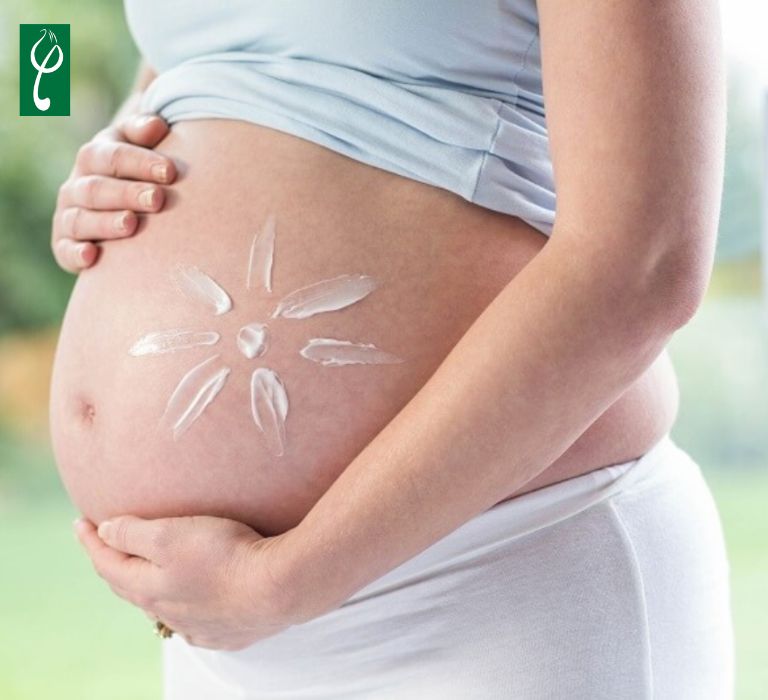 Gia công kem chống nắng cho bà bầu