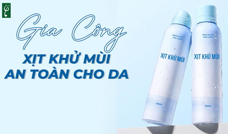 gia công xịt khử mùi an toàn cho da