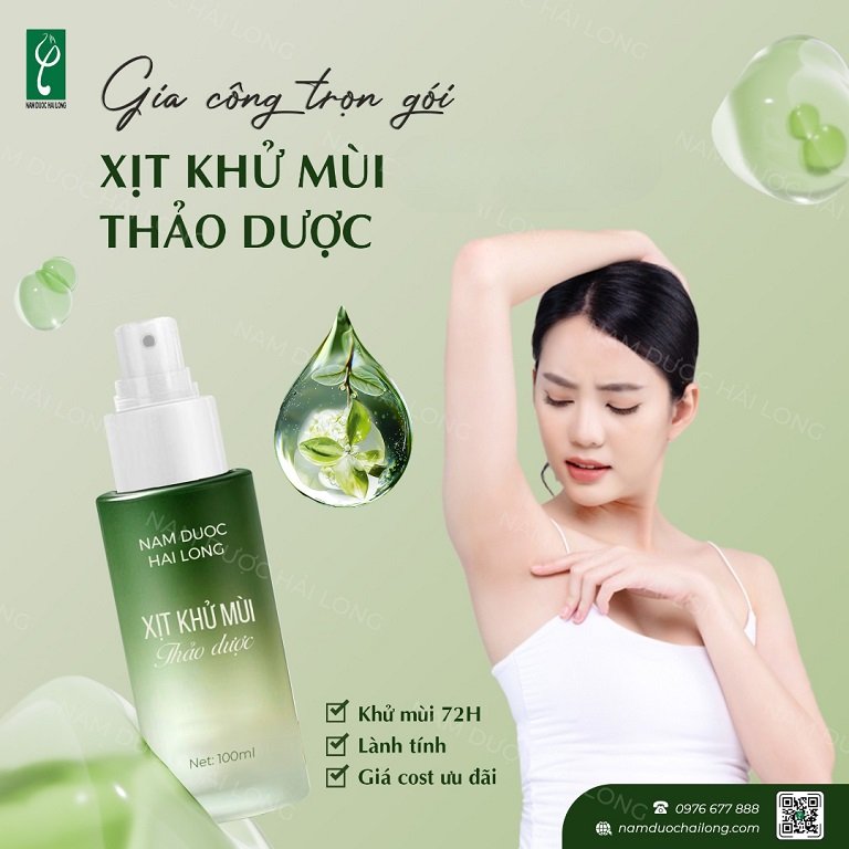 Gia công xịt khử mùi số lượng lớn