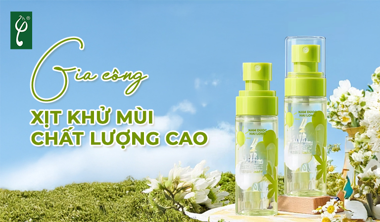 gia công xịt khử mùi chất lượng cao