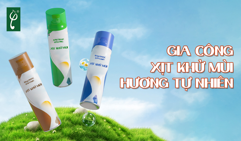 gia công xịt khử mùi hương tự nhiên