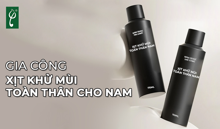 gia công xịt khử mùi toàn thân cho nam