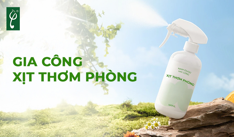 Gia công xịt thơm phòng
