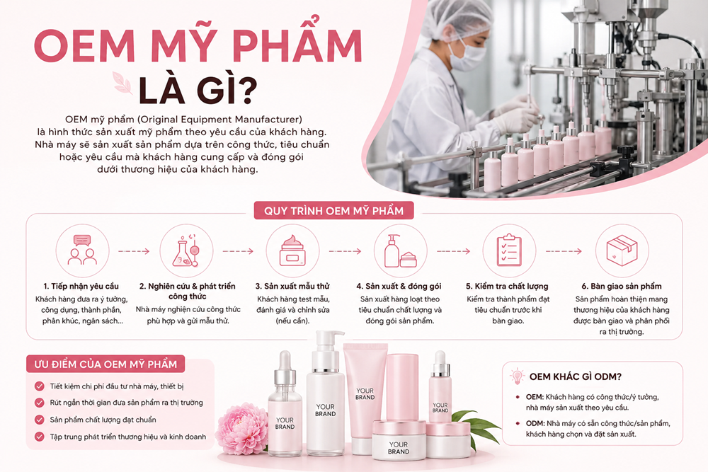 OEM Mỹ Phẩm Là Gì