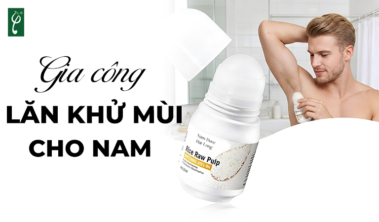 gia công lăn khử mùi cho nam