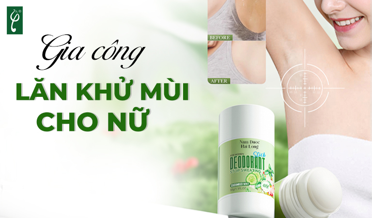Gia công lăn khử mùi cho nữ