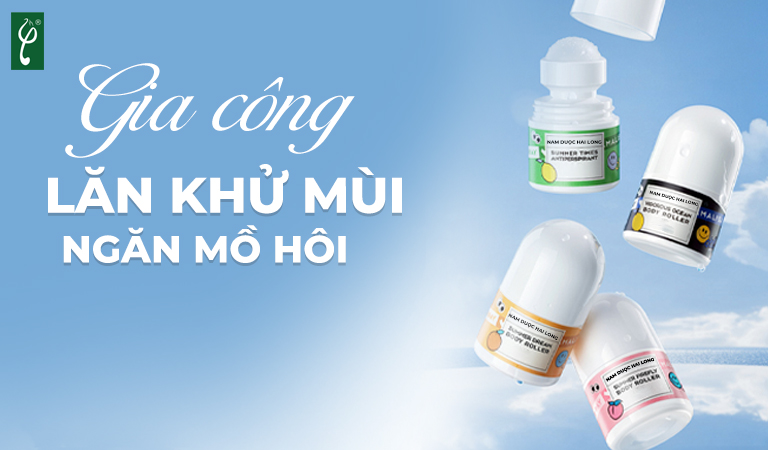 Gia công lăn khử mùi ngăn mồ hôi
