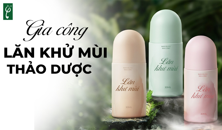 gia công lăn khử mùi thảo dược