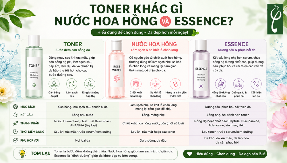 cách dùng toner