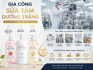 Gia Công Sữa Tắm Dưỡng Trắng