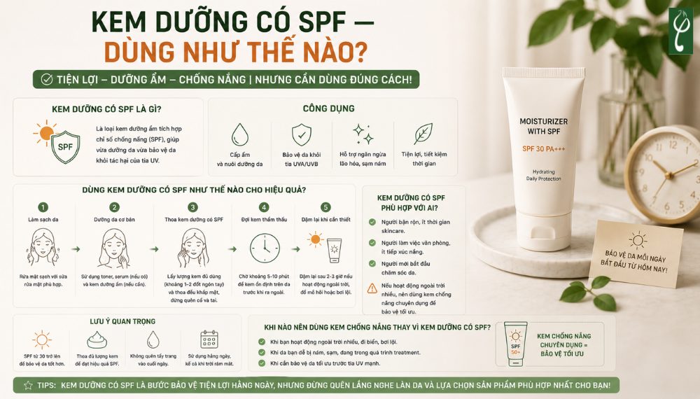 bôi kem chống nắng trước hay sau kem dưỡng 