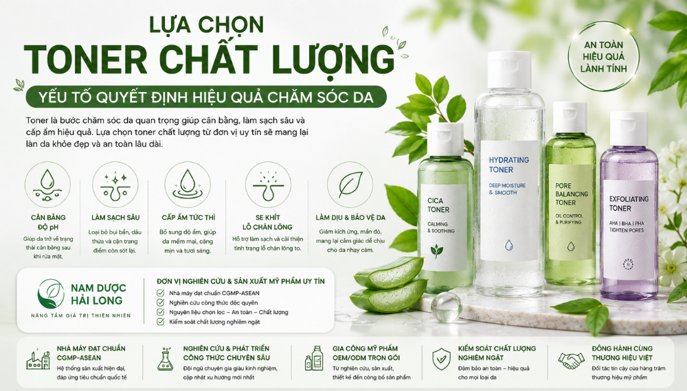công dụng của toner