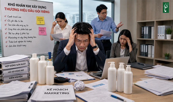 Sản xuất mỹ phẩm dầu gội trọn gói, đạt chuẩn sản xuất mỹ phẩm dầu gội