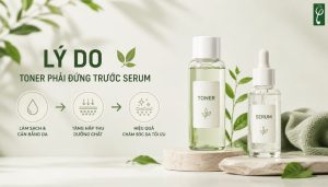 nên dùng serum trước hay sau toner