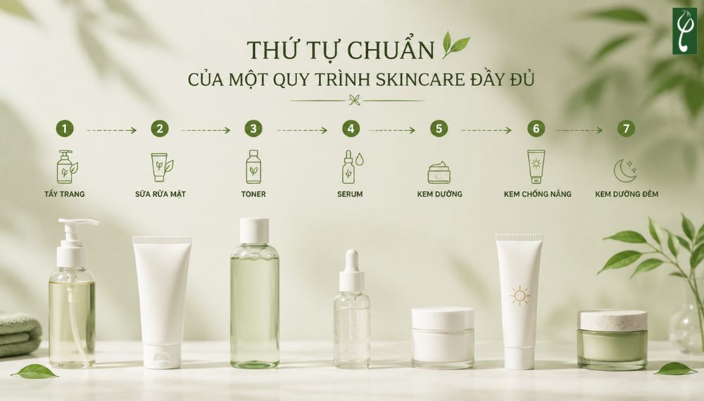 Nên Dùng Serum Trước Hay Sau Toner? Skincare Tránh Lãng Phí nên dùng serum trước hay sau toner