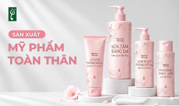 sản xuất mỹ phẩm toàn thân