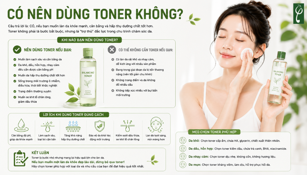 Toner Có Quan Trọng Không? Câu Trả Lời Sau Bao Năm Skincare toner có quan trọng không