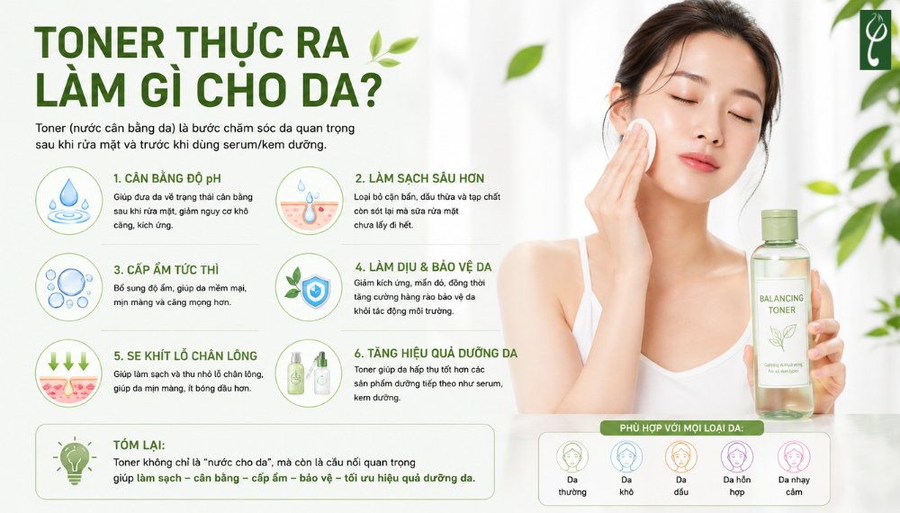 Toner Có Quan Trọng Không? Câu Trả Lời Sau Bao Năm Skincare toner có quan trọng không