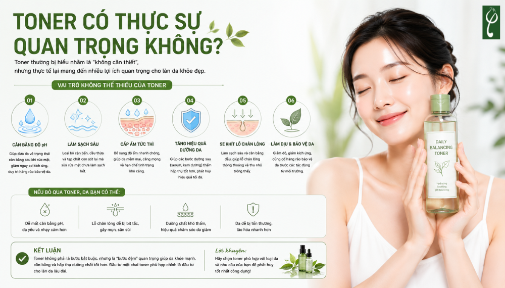Toner Có Quan Trọng Không? Câu Trả Lời Sau Bao Năm Skincare toner có quan trọng không