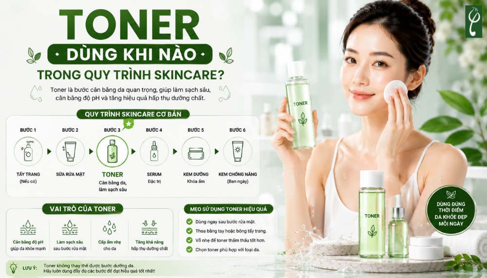 toner dùng khi nào