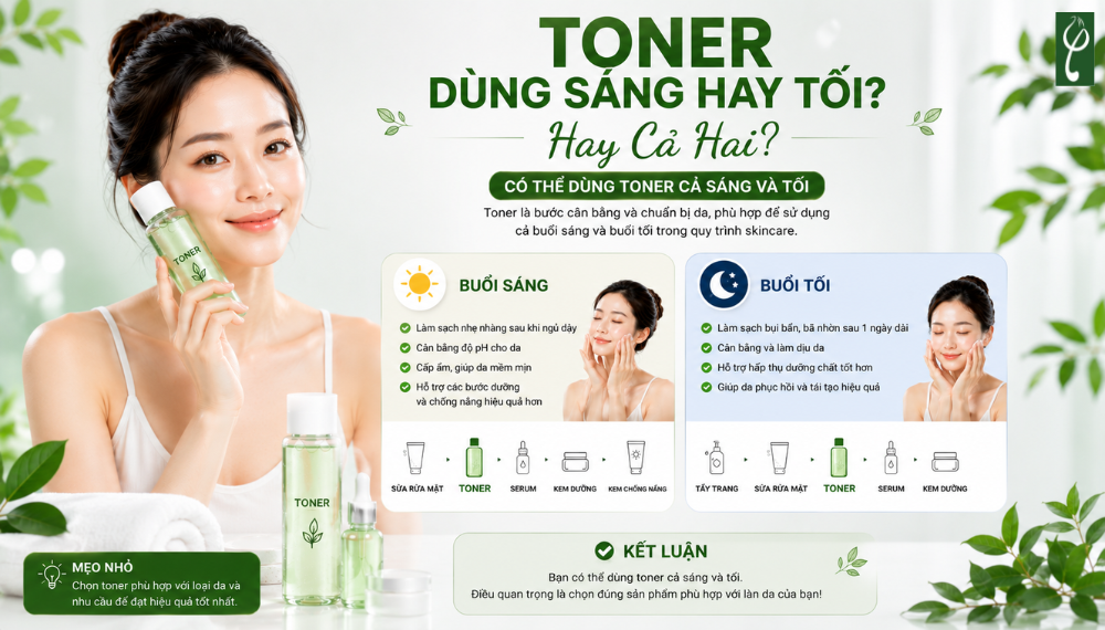 toner dùng khi nào