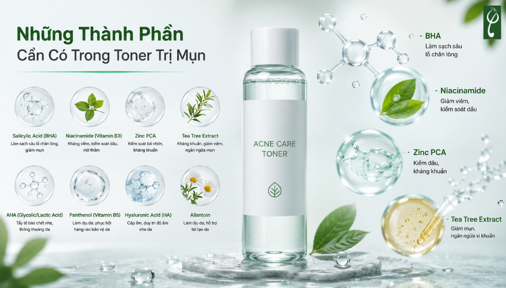 toner trị mụn