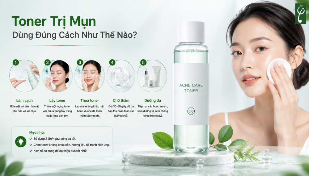 toner trị mụn