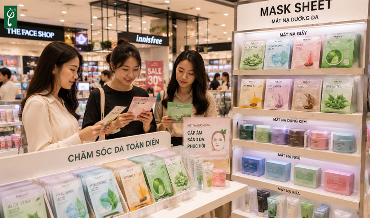 sản xuất mỹ phẩm mặt nạ