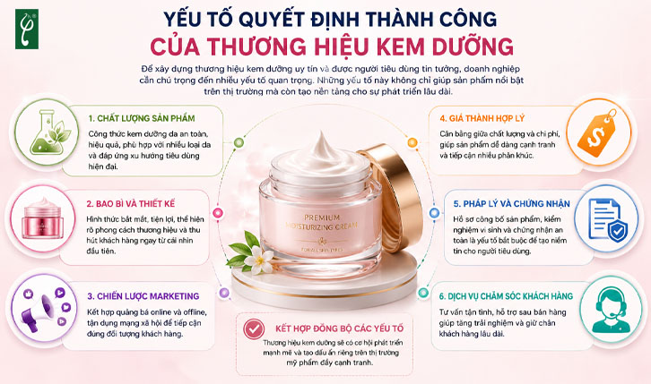Sản xuất mỹ phẩm kem dưỡng thương hiệu riêng, chi phí tối ưu sản xuất mỹ phẩm kem dưỡng