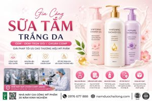 Gia Công Sữa Tắm Trắng Da