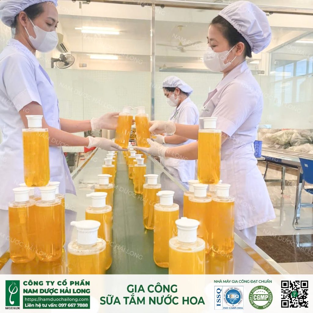 Quy Trình Gia Công Sữa Tắm