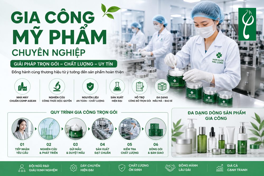 Top 10 nhà máy gia công mỹ phẩm trọn gói uy tín tại Việt Nam Tiêu chí đánh giá một nhà máy gia công mỹ phẩm trọn gói