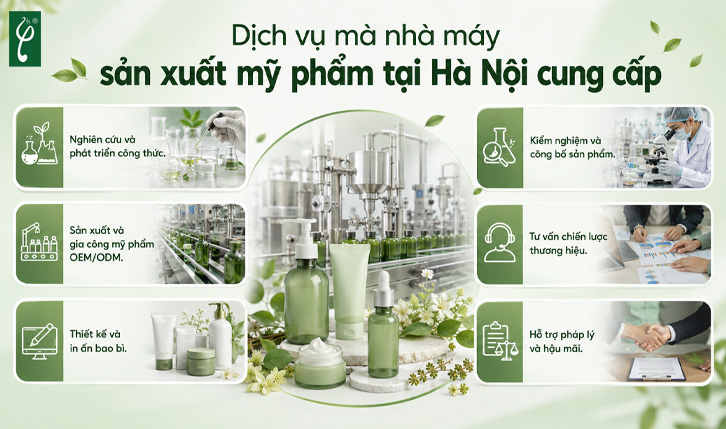 Nhà máy sản xuất mỹ phẩm tại Hà Nội trọn gói A-Z uy tín Nhà máy sản xuất mỹ phẩm tại Hà Nội