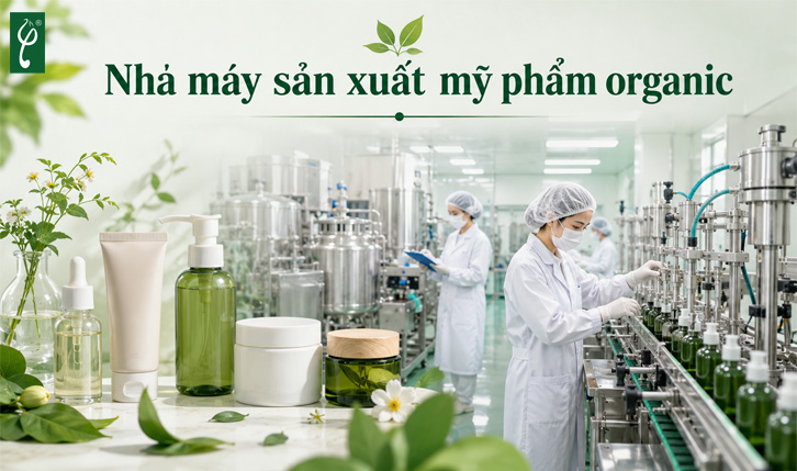 Nhà máy sản xuất mỹ phẩm organic