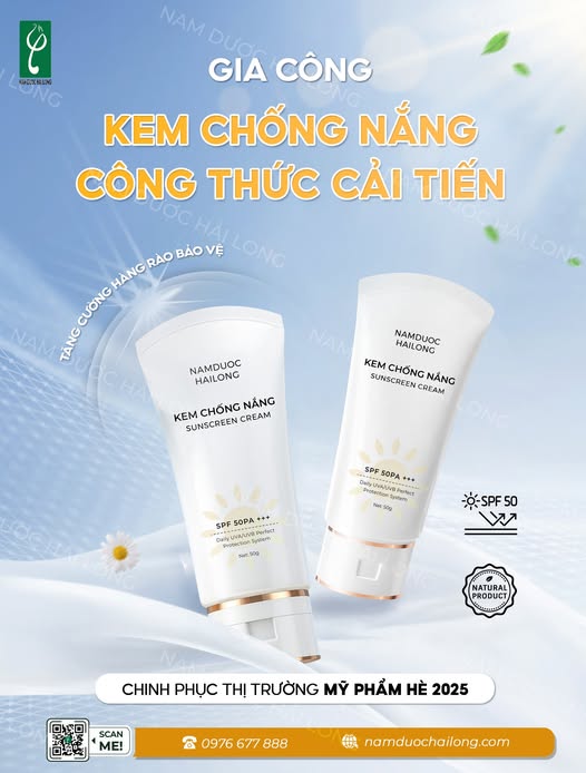 Gia Công Kem Chống Nắng