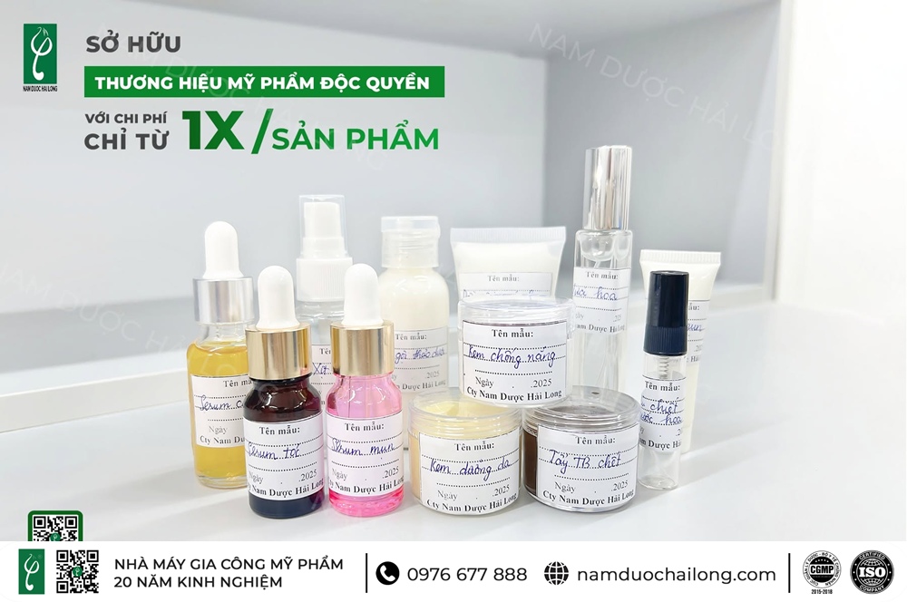Nam dược Hải Long gia công mỹ phẩm độc quyền, tạo dấu ấn khác biệt Gia Công Mỹ Phẩm Độc Quyền