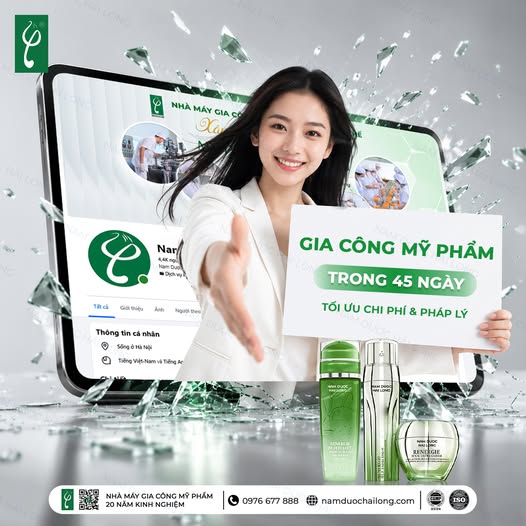 Gia Công Mỹ Phẩm Theo Công Thức Riêng