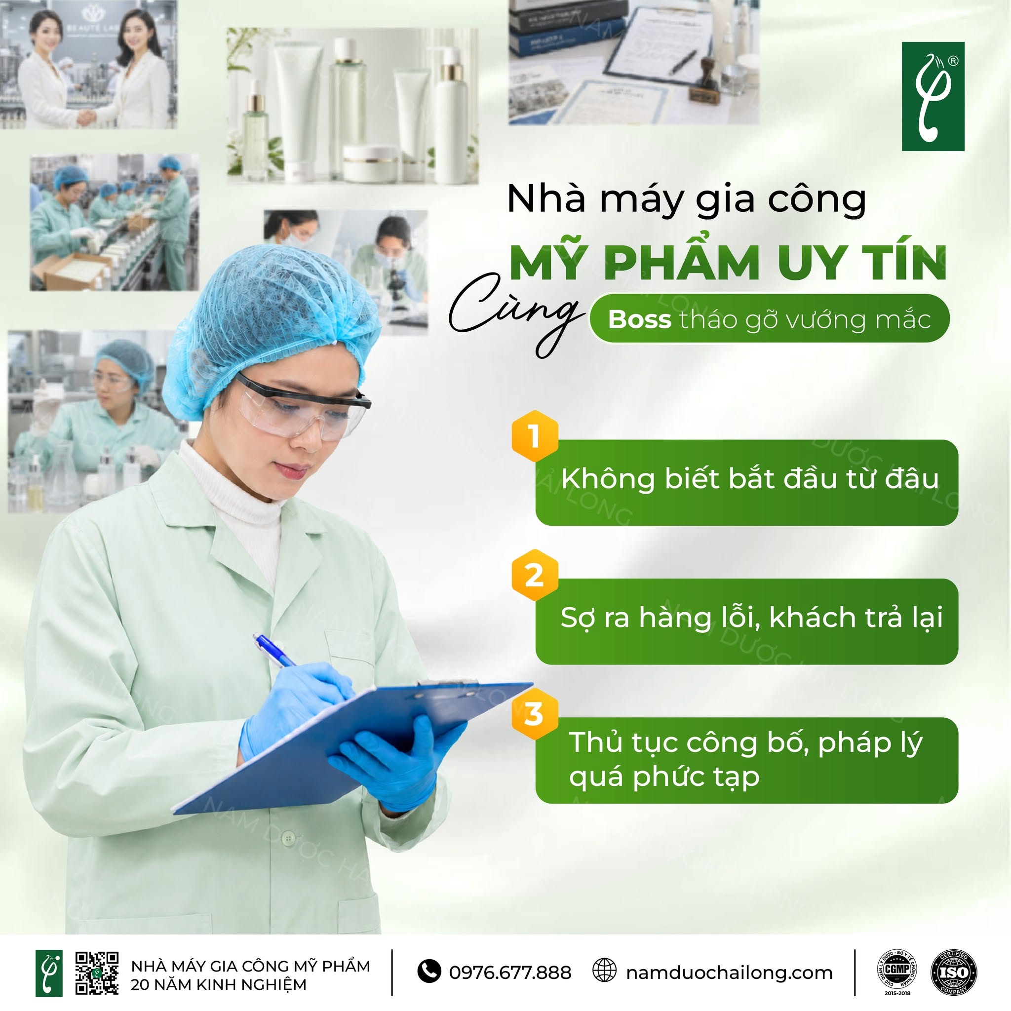 Gia Công Mỹ Phẩm Thiên Nhiên Số Lượng Ít - MOQ Từ 500 Sản Phẩm Gia Công Mỹ Phẩm Thiên Nhiên Số Lượng Ít