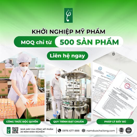 Gia Công Mỹ Phẩm Thiên Nhiên Theo Yêu Cầu | Công Thức Riêng Gia Công Mỹ Phẩm Thiên Nhiên Theo Yêu Cầu