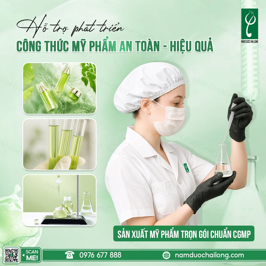 Gia Công Mỹ Phẩm Thiên Nhiên Trọn Gói | Công Thức Theo Yêu Cầu Gia Công Mỹ Phẩm Thiên Nhiên Trọn Gói