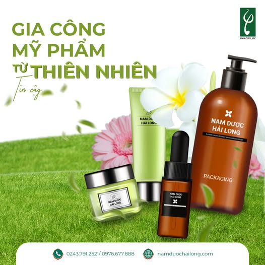 Gia Công Mỹ Phẩm Thiên Nhiên Trọn Gói | Công Thức Theo Yêu Cầu Gia Công Mỹ Phẩm Thiên Nhiên Trọn Gói