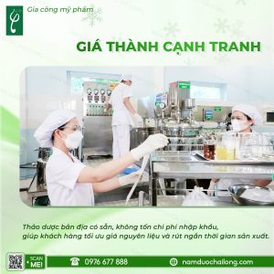 Gia Công Mỹ Phẩm Thiên Nhiên Trọn Gói