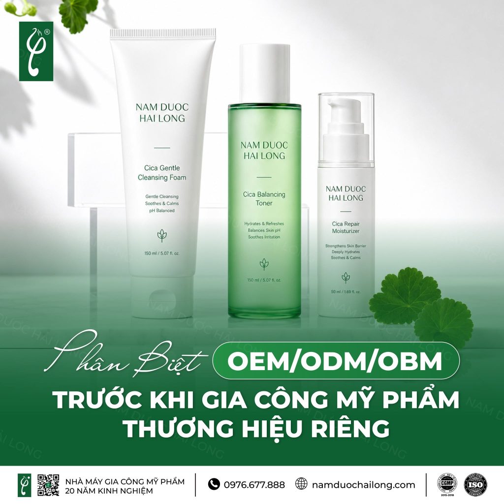 Gia Công Mỹ Phẩm Thương Hiệu Riêng Hà Nội