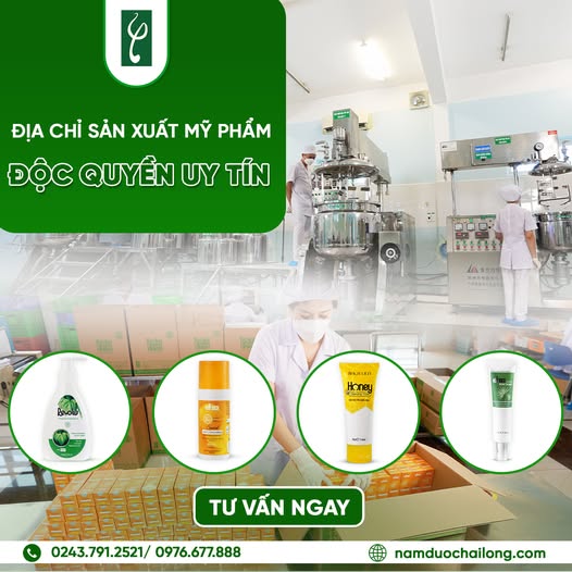 Nhà máy sản xuất mỹ phẩm tiêu chuẩn CGMP trọn gói và chuyên nghiệp tại miền Bắc Nhà Máy Sản Xuất Mỹ Phẩm