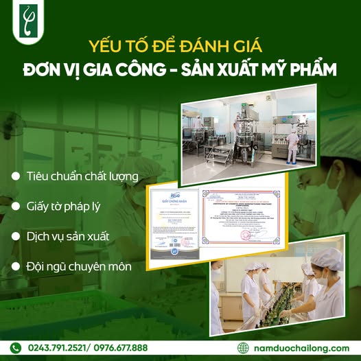 Nhà máy sản xuất mỹ phẩm tiêu chuẩn CGMP trọn gói và chuyên nghiệp tại miền Bắc Nhà Máy Sản Xuất Mỹ Phẩm