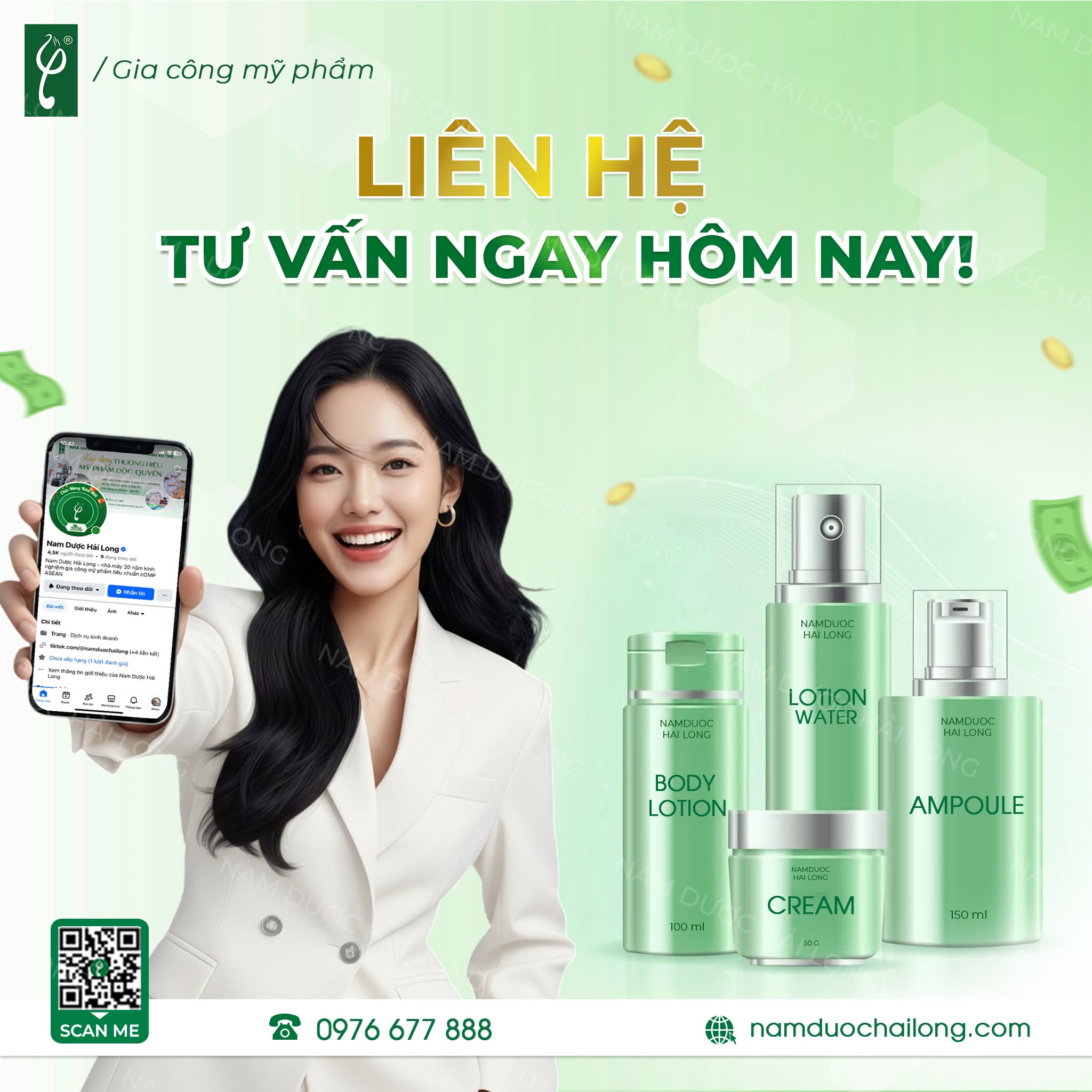 nhận gia công mỹ phẩm tại Hà Nội