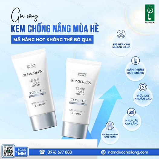 Sản Xuất Kem Chống Nắng Theo Yêu Cầu Sản Xuất Kem Chống Nắng