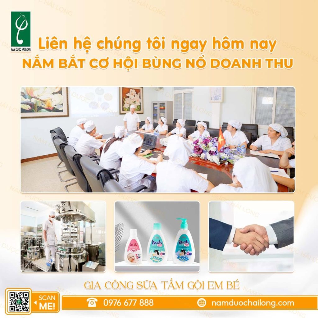 tiêu chí lựa chọn đơn vị gia công sữa tắm