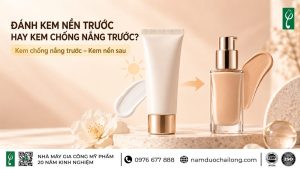 Đánh Kem Nền Trước Hay Kem Chống Nắng Trước