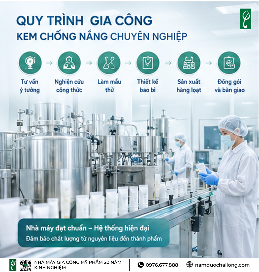 Gia Công Kem Chống Nắng Cho Tuổi Dậy Thì Trọn Gói, Theo Yêu Cầu Gia Công Kem Chống Nắng Cho Tuổi Dậy Thì
